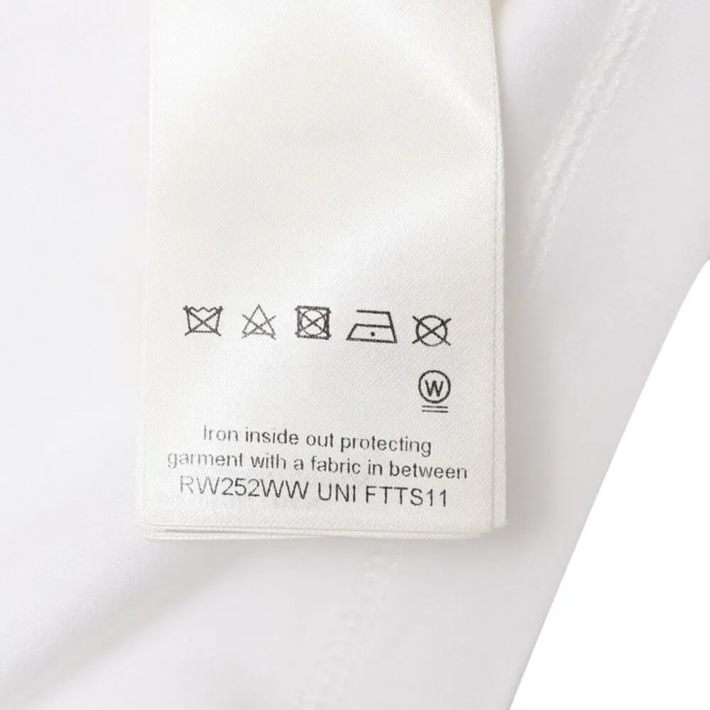 Louis Vuitton Logo Stamp Crop Top in White Cotton